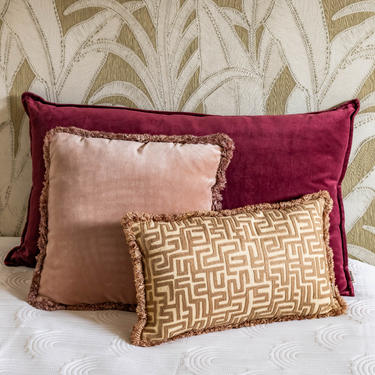 Kotabo Yara Dekokissen-Set – 3er-Set – „Mauve, Pink & Beige“