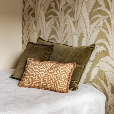 Kotabo Dekokissenset Emily – 3er-Set Kissen – Oliv & Beige