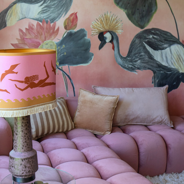 Kotabo Quinty Dekokissen-Set – 4er-Set Kissen – Rosa, Pistazie, Karamell & Beige
