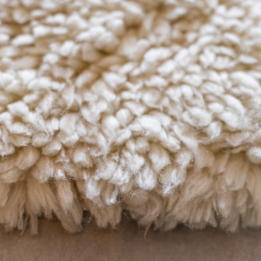 Kotabo hoogpolig en handgemaakt vloerkleed Wonder White 200 x 300 cm - rechthoekig