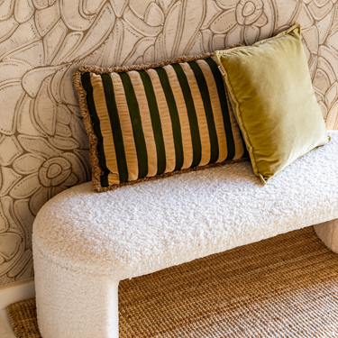 Kotabo sierkussenset Lauren – Set van 2 kussens – Olive Oasis & Perfect Pistache