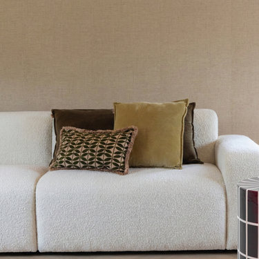 Kotabo sierkussenset Xenia – Set van 3 kussens – Olive Oasis & Perfect pistache