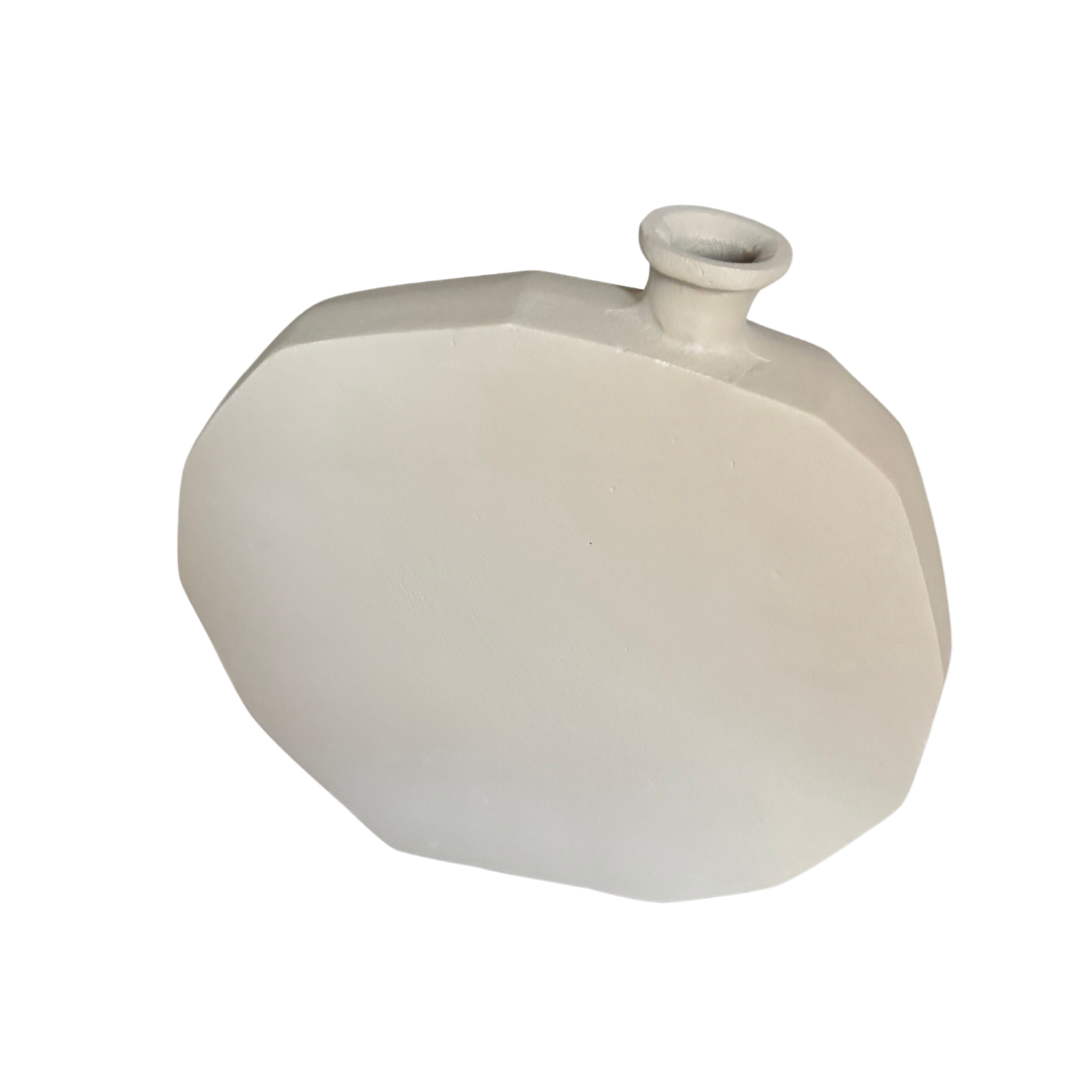 Runde Vase Taupe - 32 x 5 x 31 cm