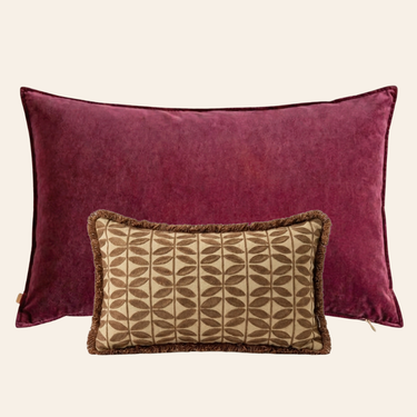 Kotabo sierkussenset Esmee – Set van 2 kussens – Magical Mauve & Bold Beige