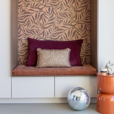 Kotabo sierkussenset Romee – Set van 2 kussens – Mauve & Beige