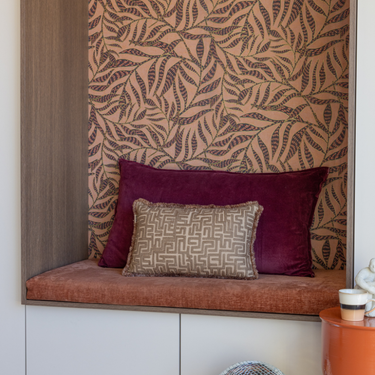 Kotabo sierkussenset Romee – Set van 2 kussens – Mauve & Beige