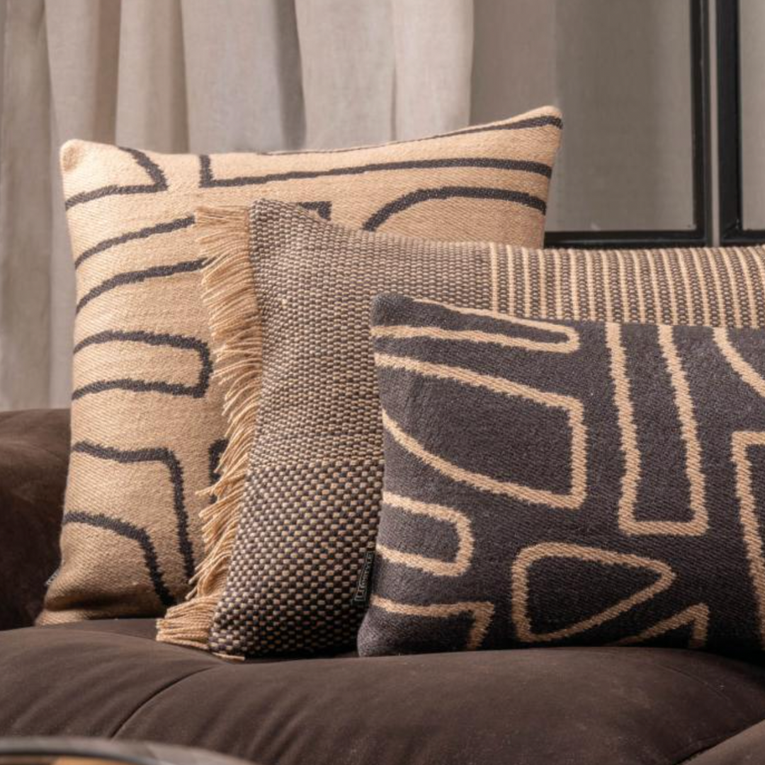 Luxury decorative cushion Tanana dark