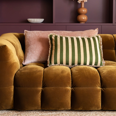 Kotabo sierkussenset Fabienne – Set van 2 kussens – Pretty in Pink & Olive Oasis