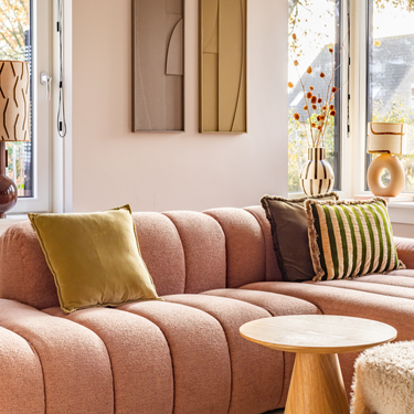 Kotabo sierkussenset Jasmin – Set van 3 kussens – Perfect Pistache & Olive Oasis