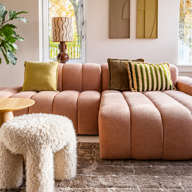 Kotabo sierkussenset Jasmin – Set van 3 kussens – Perfect Pistache & Olive Oasis