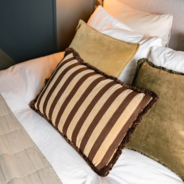 Kotabo sierkussenset Vera – Set van 3 kussens – Olive Oasis, Perfect Pistache & Chocolate Chic