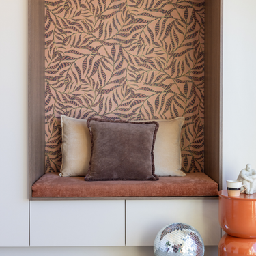 Kotabo coussins décoratifs Florica – Ensemble de 2 coussins – Beige Beurre & Chic Chocolat