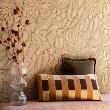 Kotabo sierkussenset Eleanor – Set van 2 kussens – Olive Oasis, Chocolate Chic, Caramel Crunch & Butter Beige