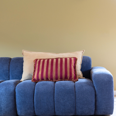 Kotabo sierkussenset Bodine – Set van 2 kussens – Butter Beige & Blushed Berry