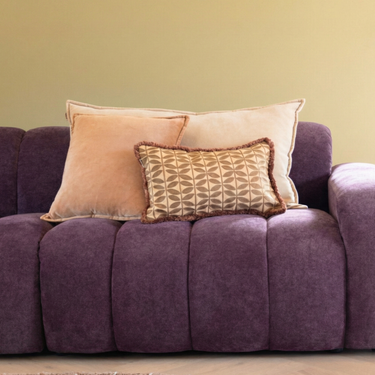 Kotabo sierkussenset Eva – Set van 3 kussens – Butter Beige, Caramel Crunch & Bold Beige