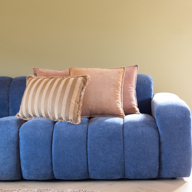 Kotabo sierkussenset Evi – Set van 3 kussens – Pretty in Pink, Bold Beige & Caramel Crunch