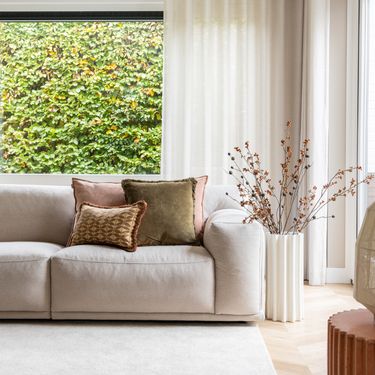 Kotabo Noa Dekokissen-Set – 3 Kissen – Rosa, Olivgrün &amp; Beige