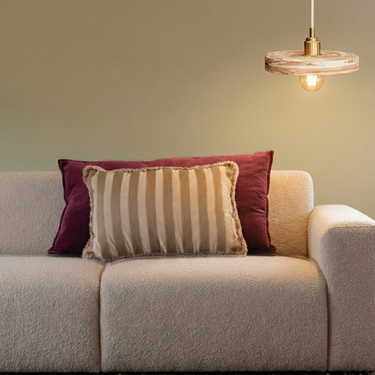 Kotabo sierkussenset Nouk – Set van 2 kussens – Magical Mauve & Bold Beige