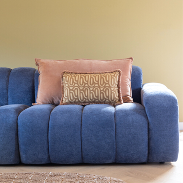 Kotabo sierkussenset Rose – Set van 2 kussens – Pretty in Pink & Bold Beige