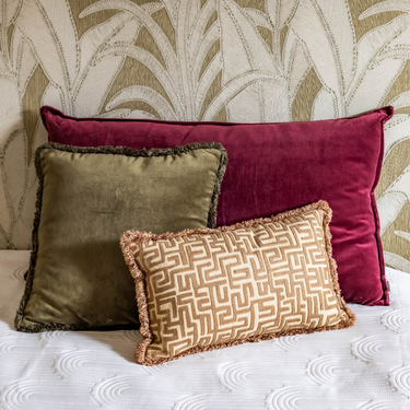 Kotabo Sofia Dekokissen-Set – 3er-Set – Mauve, Olivgrün und Beige