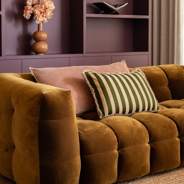 Kotabo sierkussenset Fabienne – Set van 2 kussens – Pretty in Pink & Olive Oasis