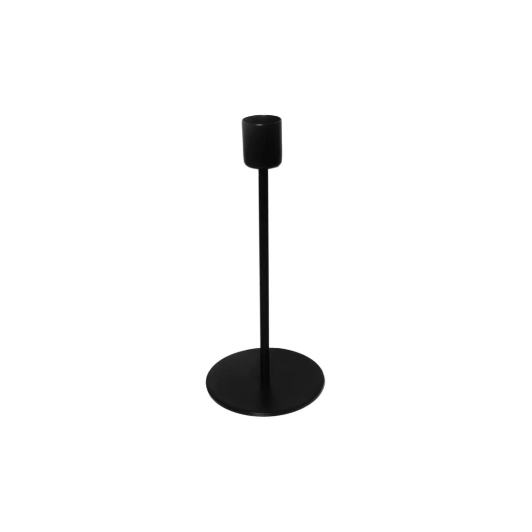 Black candlestick 18 cm – ''Sprietje''